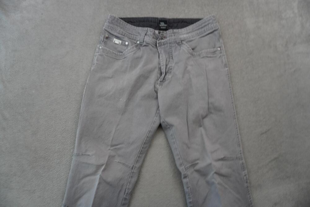 Kuhl Kanvus Jean Jeans Mens 32x29 Gray Relaxed Straight Canvas Stretch Outdoor